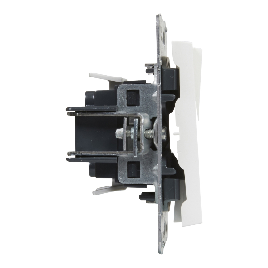 Legrand - Interruttore doppio per scale n. 6+6 senza cornice SUNO bianco