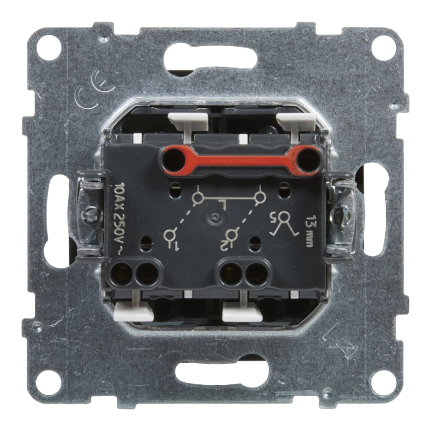 Legrand - Interruttore doppio senza placca n. 5 SUNO nero