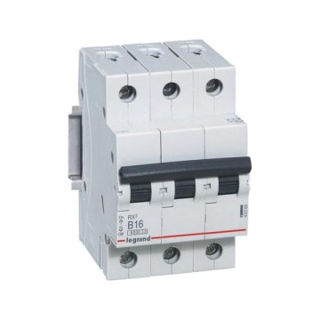Legrand - Interruttore magnetotermico 3 poli RX3 3P B 16A 6000A