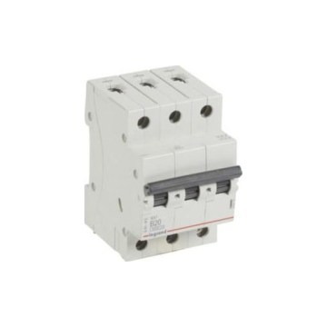 Legrand - Interruttore magnetotermico 3 poli RX3 3P B 20A 6000A