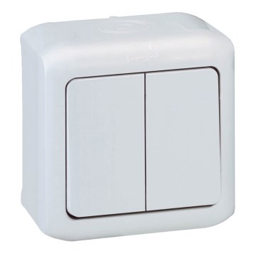 Legrand - Interruttore multiplo da parete a 5 posti FORIX IP44 bianco