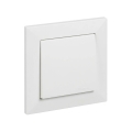 Legrand - Interruttore per scale č. 6 con cornice SUNO bianca