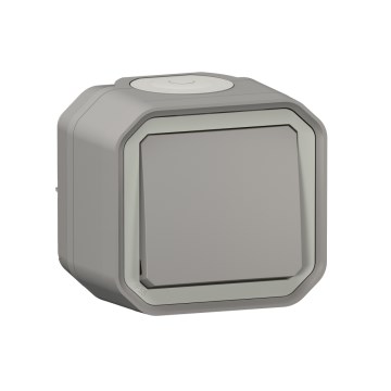 Legrand - Interruttore per scale n. 6 PLEXO IP55 grigio
