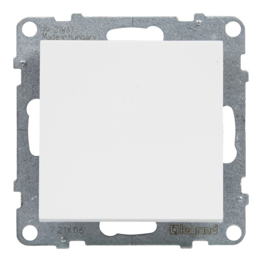 Legrand - Interruttore per scale senza cornice n. 6 SUNO, bianco