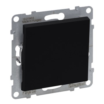 Legrand - Interruttore per scale senza cornice n. 6 SUNO nero