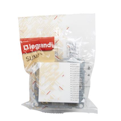 Legrand - Interruttore semplice senza placca n. 1/0 SUNO bianco