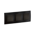 Legrand - Interruttore triplo unipolare n. 1 con cornice NILOE nera