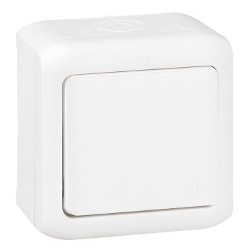 Legrand - Interruttore unipolare da parete n. 1 FORIX IP44 bianco