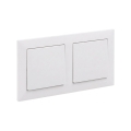 Legrand - Interruttore unipolare doppio č. 1 con cornice SUNO bianco