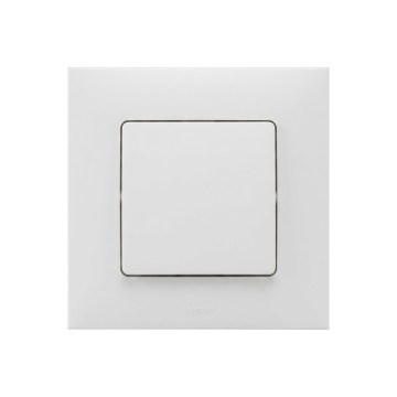 Legrand - Interruttore unipolare n. 1 con cornice NILOE bianca