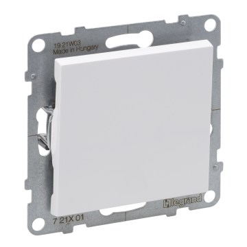 Legrand - Interruttore unipolare n. 1 senza cornice SUNO bianco