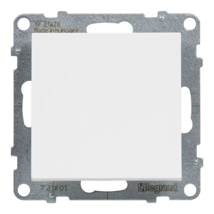 Legrand - Interruttore unipolare n. 1 senza cornice SUNO bianco