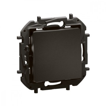 Legrand - Interruttore unipolare senza cornice n. 1 NILOE nero