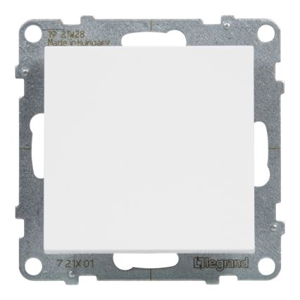 Legrand - Interruttore unipolare senza cornice n. 1 SUNO bianco
