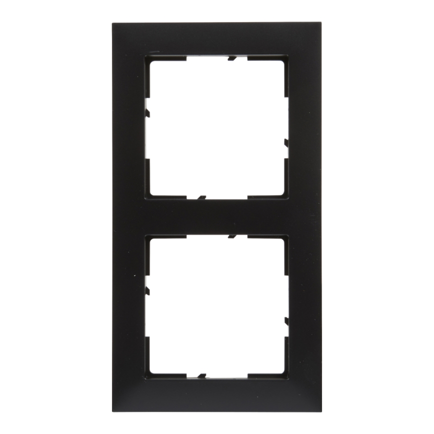 Legrand - Placca doppia SUNO nera