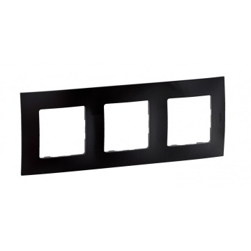 Legrand - Placca tripla NILOE nera