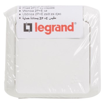 Legrand - Presa a muro domestica 250V/16A FORIX IP44 bianca