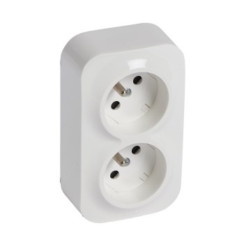 Legrand - Presa a muro doppia per uso domestico 250V/16A FORIX bianca