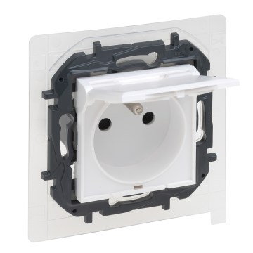 Legrand - Presa da esterno senza cornice 250V/16A NILOE STEP IP44 bianca