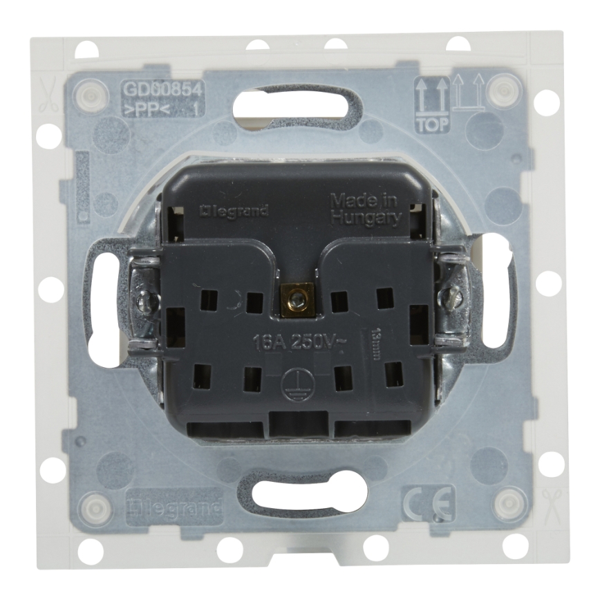 Legrand - Presa da esterno senza placca 250V/16A NILOE STEP IP44 bianca