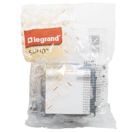 Legrand - Presa da esterno senza placca 250V/16A NILOE STEP IP44 bianca