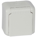 Legrand - Presa da parete domestica FORIX 250V IP44 bianca