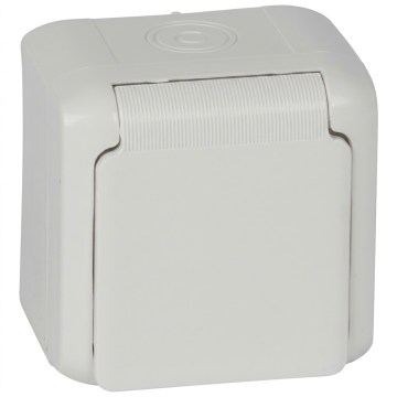 Legrand - Presa da parete domestica FORIX 250V IP44 bianca