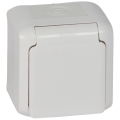 Legrand - Presa da parete per esterni 250V/16A FORIX IP44 bianca