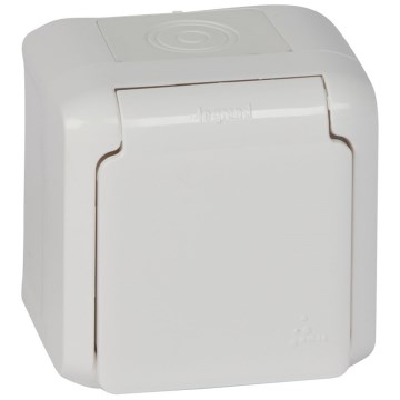 Legrand - Presa da parete per esterni 250V/16A FORIX IP44 bianca