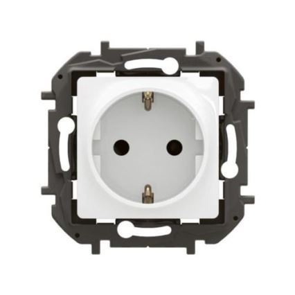Legrand - Presa domestica SCHUKO 250V/16A NILOE bianca