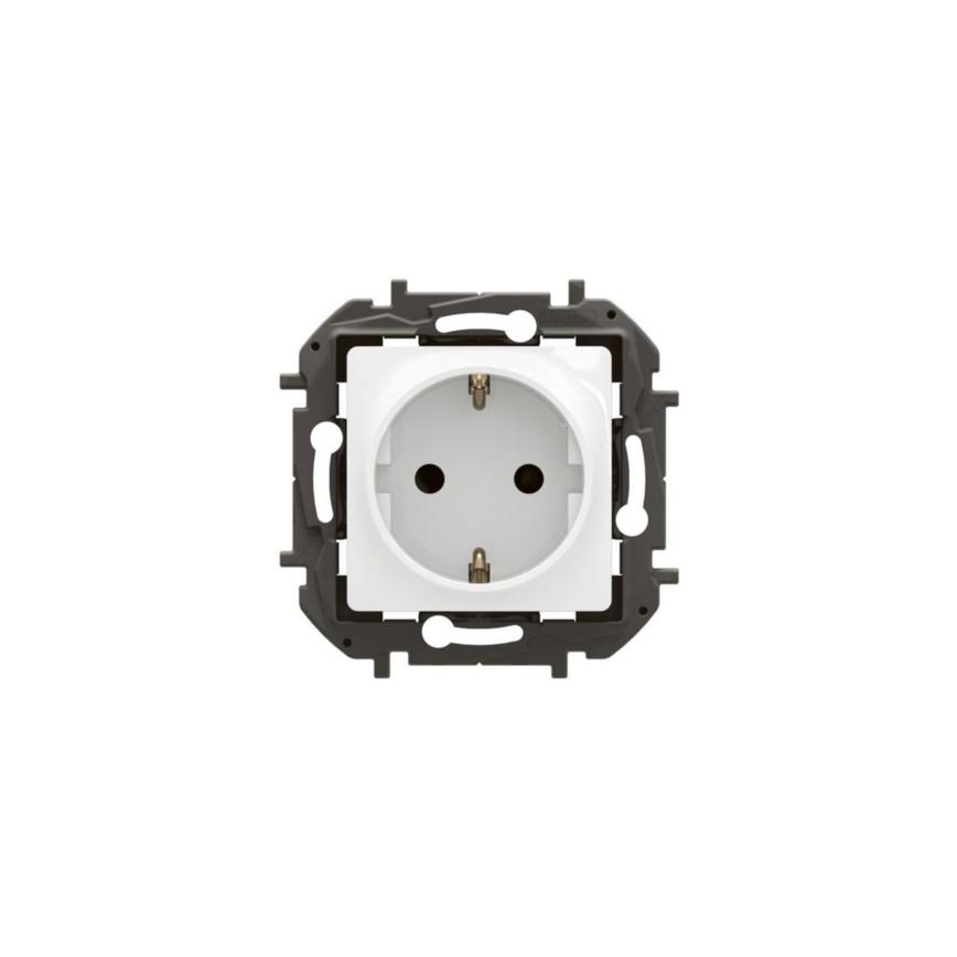 Legrand - Presa domestica SCHUKO 250V/16A NILOE bianca