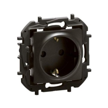 Legrand - Presa domestica SCHUKO 250V/16A NILOE nera