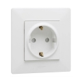Legrand - Presa domestica SCHUKO con cornice NILOE STEP 250V bianca