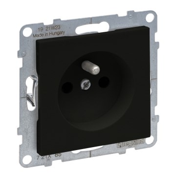 Legrand - Presa domestica senza placca 250V/16A SUNO nera