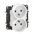 Legrand - Presa doppia domestica senza cornice 250V/16A NILOE bianca