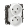 Legrand - Presa doppia domestica senza cornice 250V/16A NILOE bianca