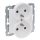 Legrand - Presa doppia per uso domestico senza cornice 250V/16A SUNO bianca