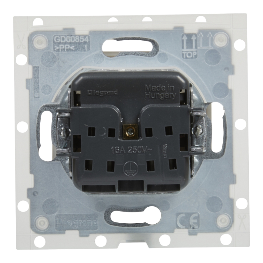 Legrand - Presa esterna domestica senza placca NILOE STEP 250V IP44 bianca