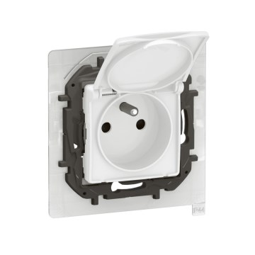 Legrand - Presa esterna per uso domestico senza cornice 250V/16A NILOE IP44 bianca