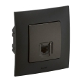 Legrand - presa Ethernet RJ45 con cornice NILOE nera