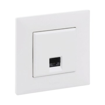 Legrand - Presa Ethernet RJ45 con cornice NILOE STEP bianca