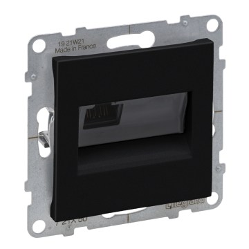 Legrand - Presa Ethernet RJ45 SUNO senza cornice, nera