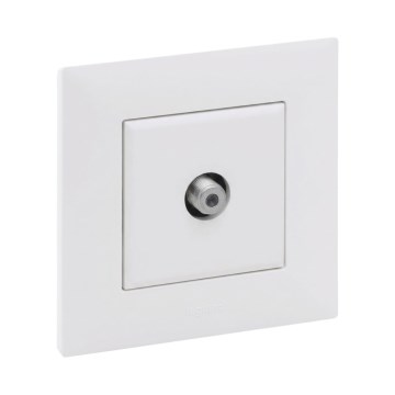 Legrand - presa TV con cornice NILOE STEP bianca
