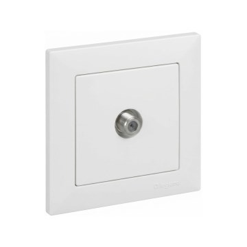 Legrand - presa TV con cornice SUNO bianca