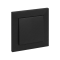 Legrand - Pulsante singolo 1/0 con cornice SUNO nero