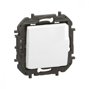 Legrand - Pulsante unipolare n. 1/0 senza cornice NILOE bianco