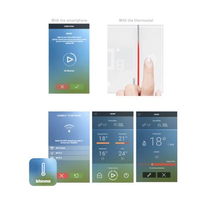 Legrand X8000 - Termostato ELIOT SMART 230V