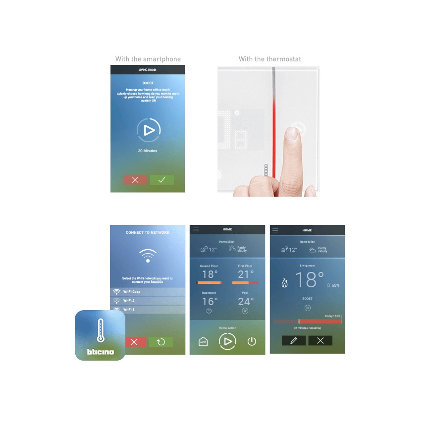 Legrand X8000 - Termostato ELIOT SMART 230V
