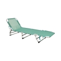 Lettino pieghevole e reclinabile SUNO 56x190 cm turchese