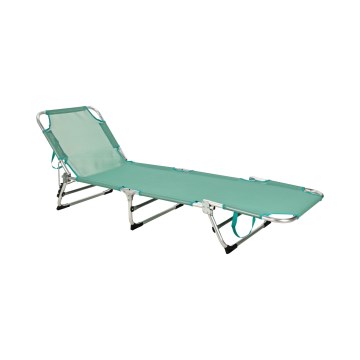 Lettino pieghevole e reclinabile SUNO 56x190 cm turchese